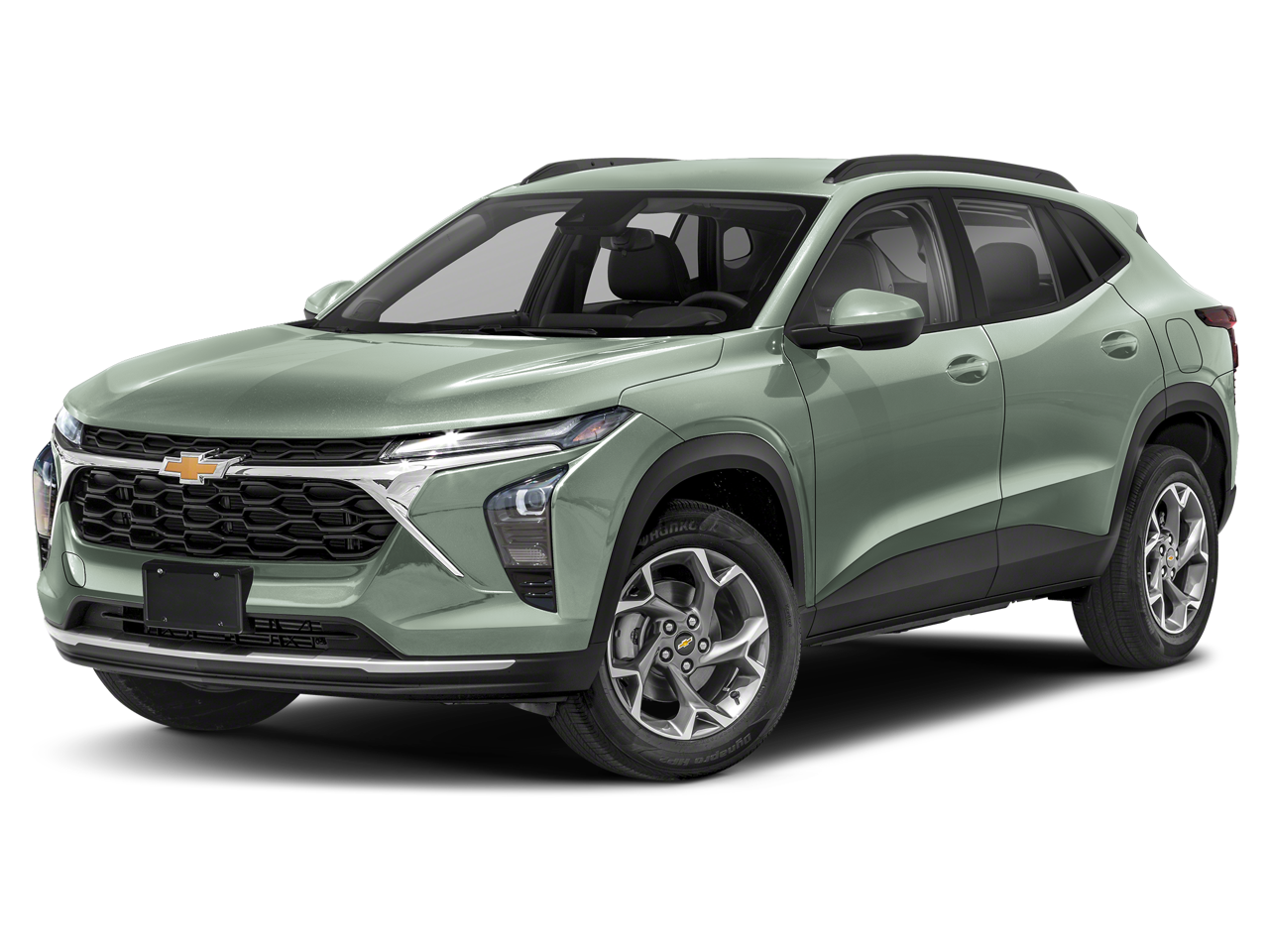 2024 Chevrolet Trax ACTIV in Cacti Green — front three-quarter view