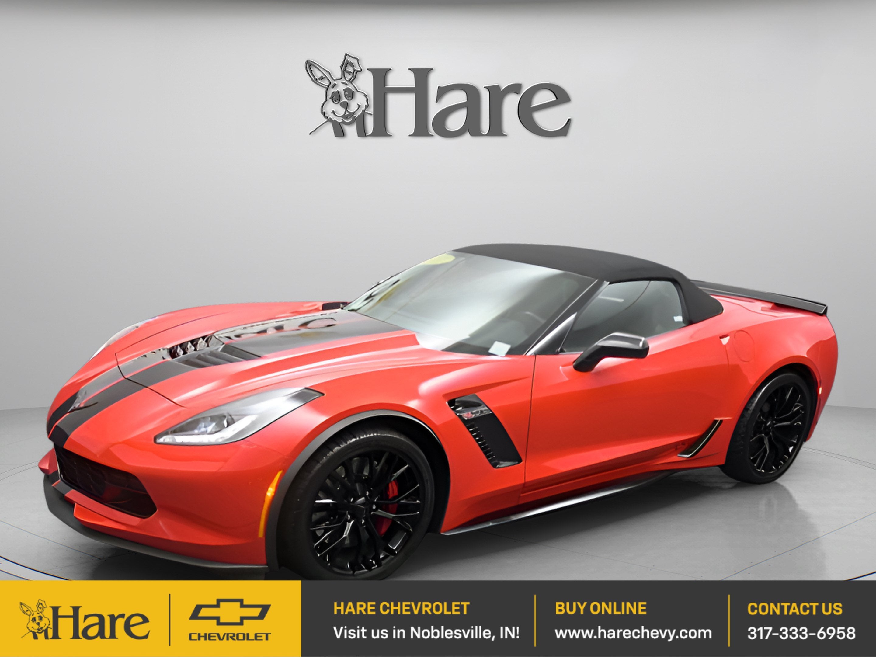 2017 Chevrolet Corvette Z06 Z06 1LZ in Torch Red — front three-quarter view