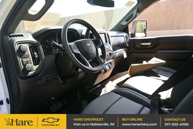 2026 Chevrolet Silverado 3500 HD Chassis Cab Work Truck in Summit White — front three-quarter view
