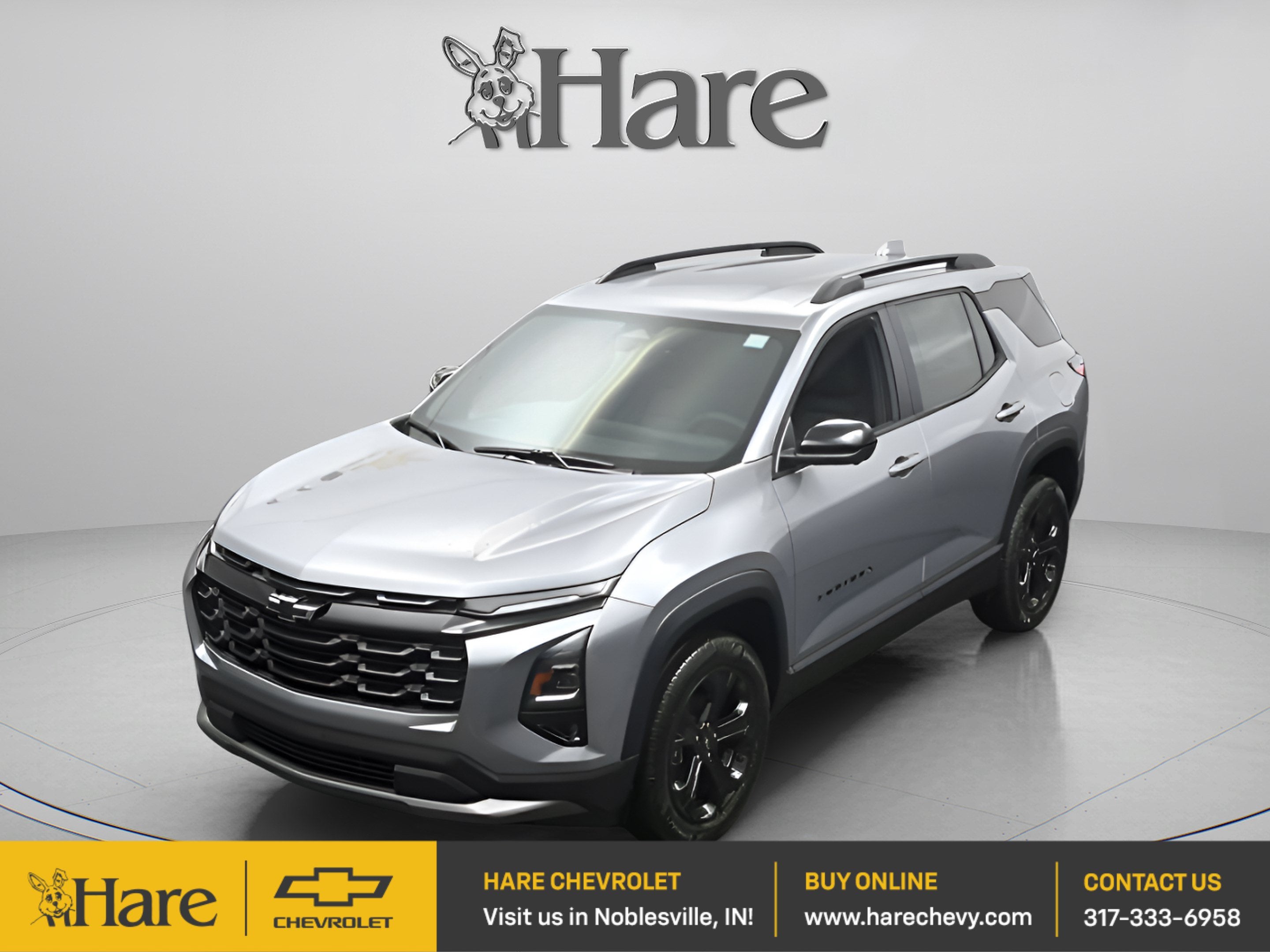 2026 Chevrolet Equinox LT in Sterling Gray Metallic — front three-quarter view