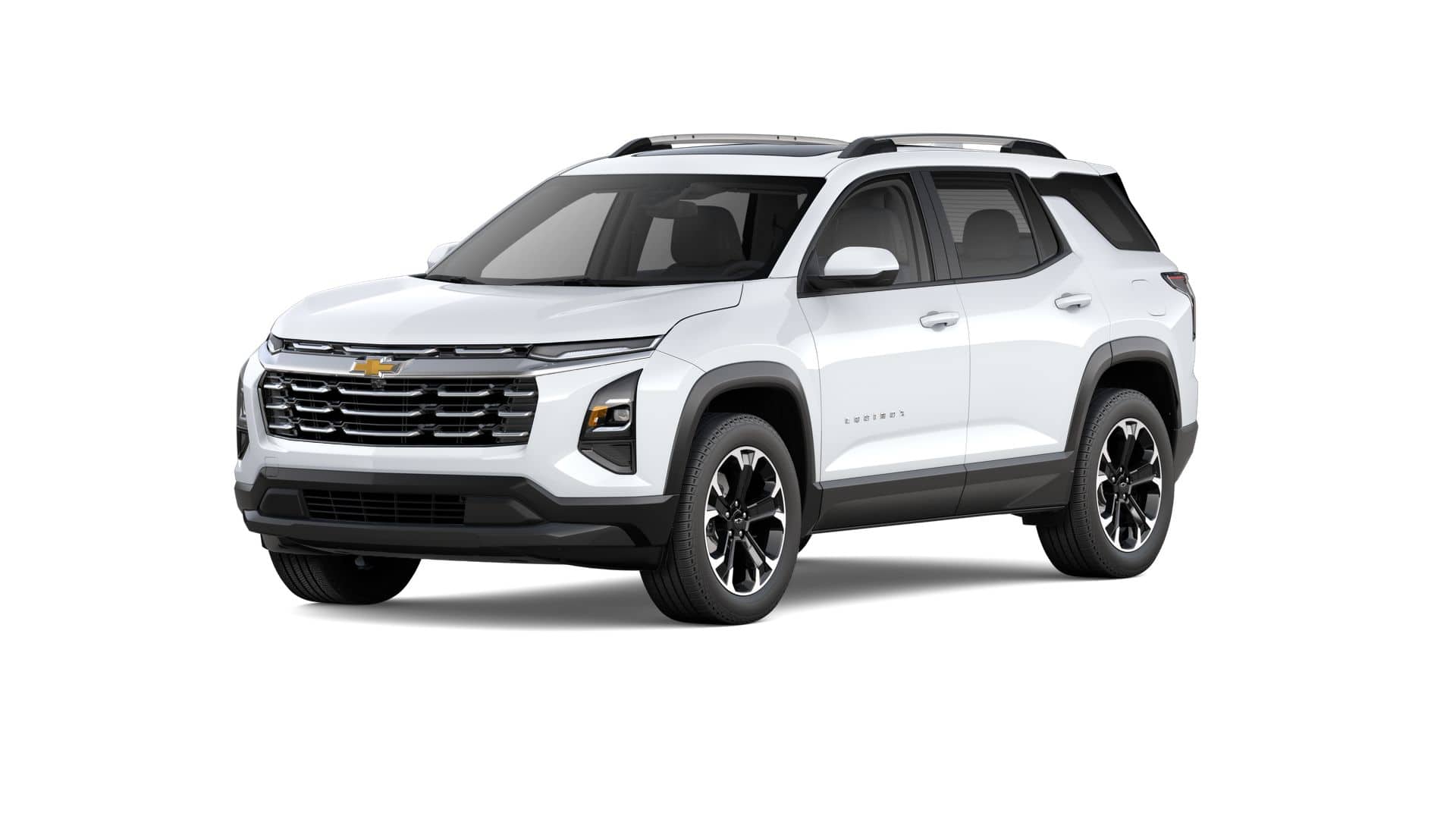 2026 Chevrolet Equinox LT in Summit White — front three-quarter view