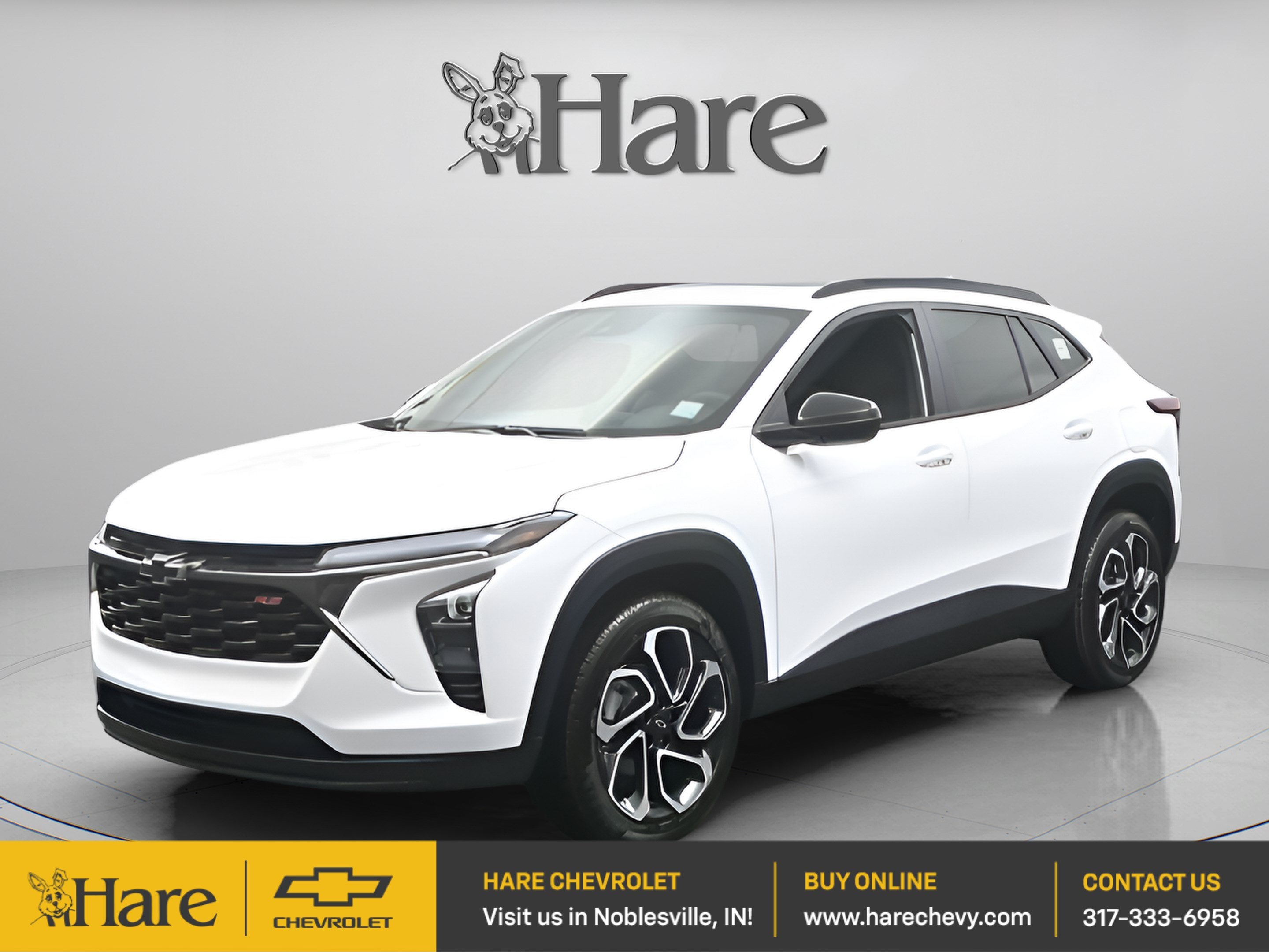 2026 Chevrolet Trax 2RS in Summit White — front three-quarter view