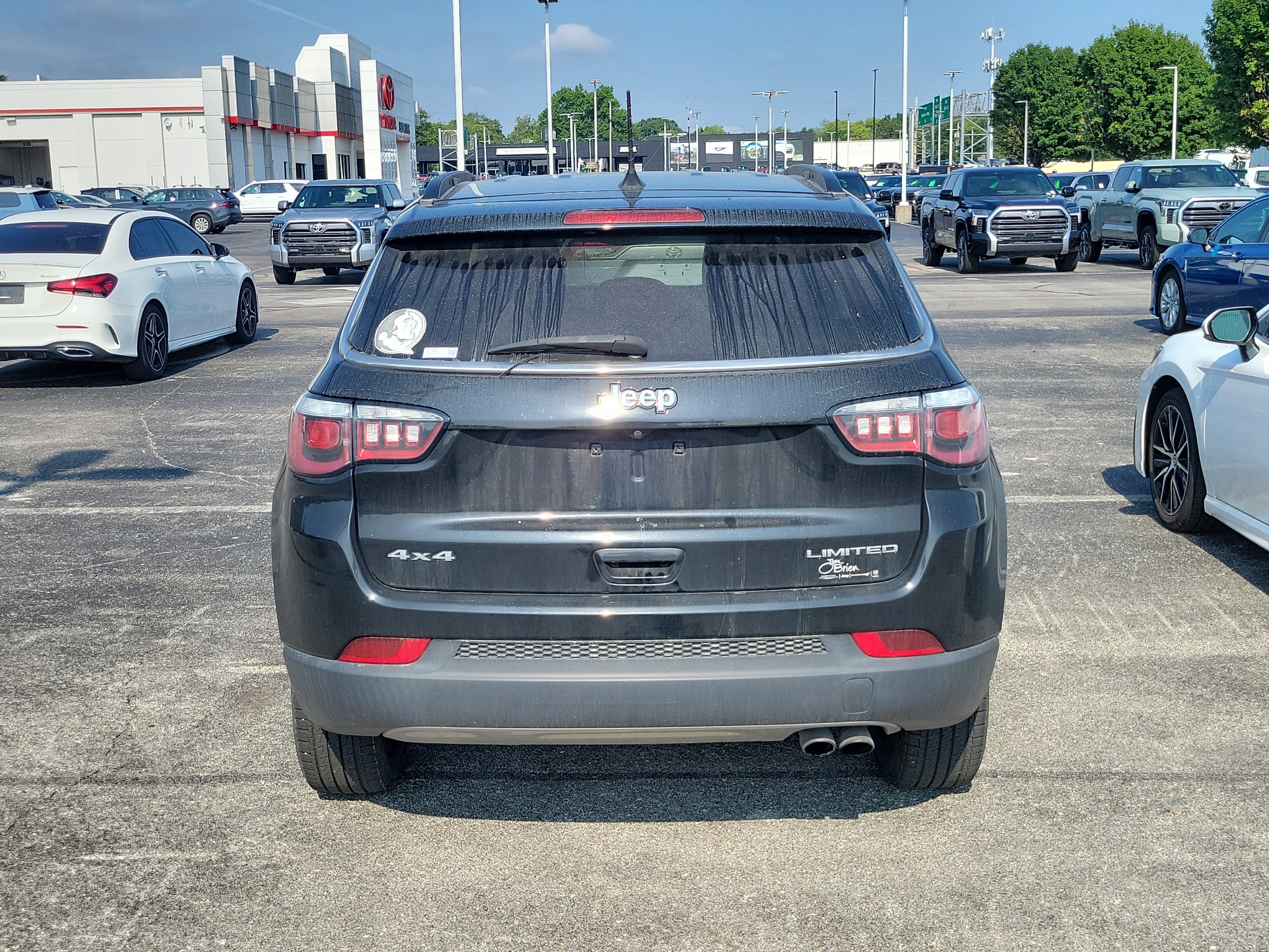 2020 Jeep Compass — rear three-quarter view