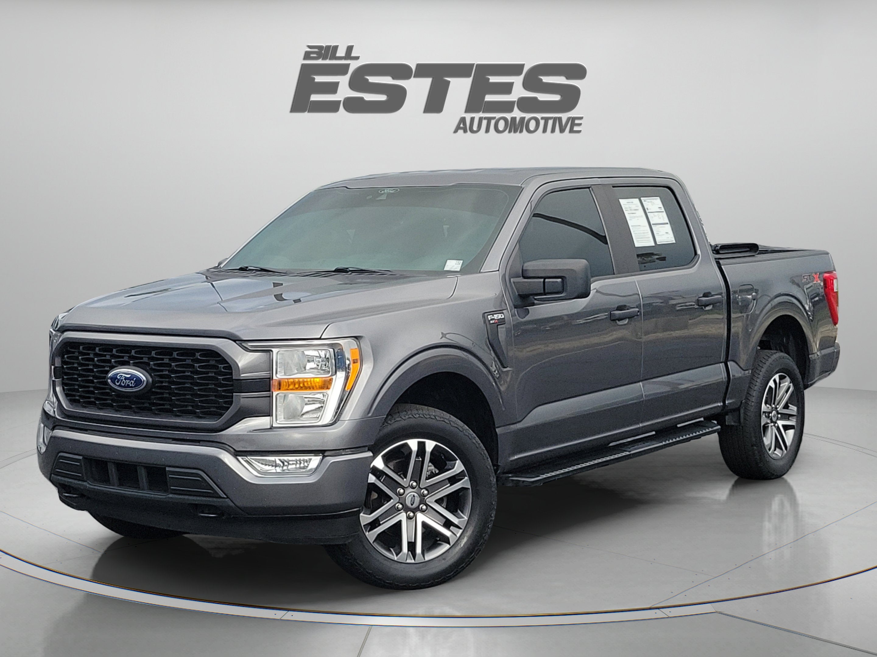2022 Ford F-150 XL in Carbonized Gray Metallic — front three-quarter view