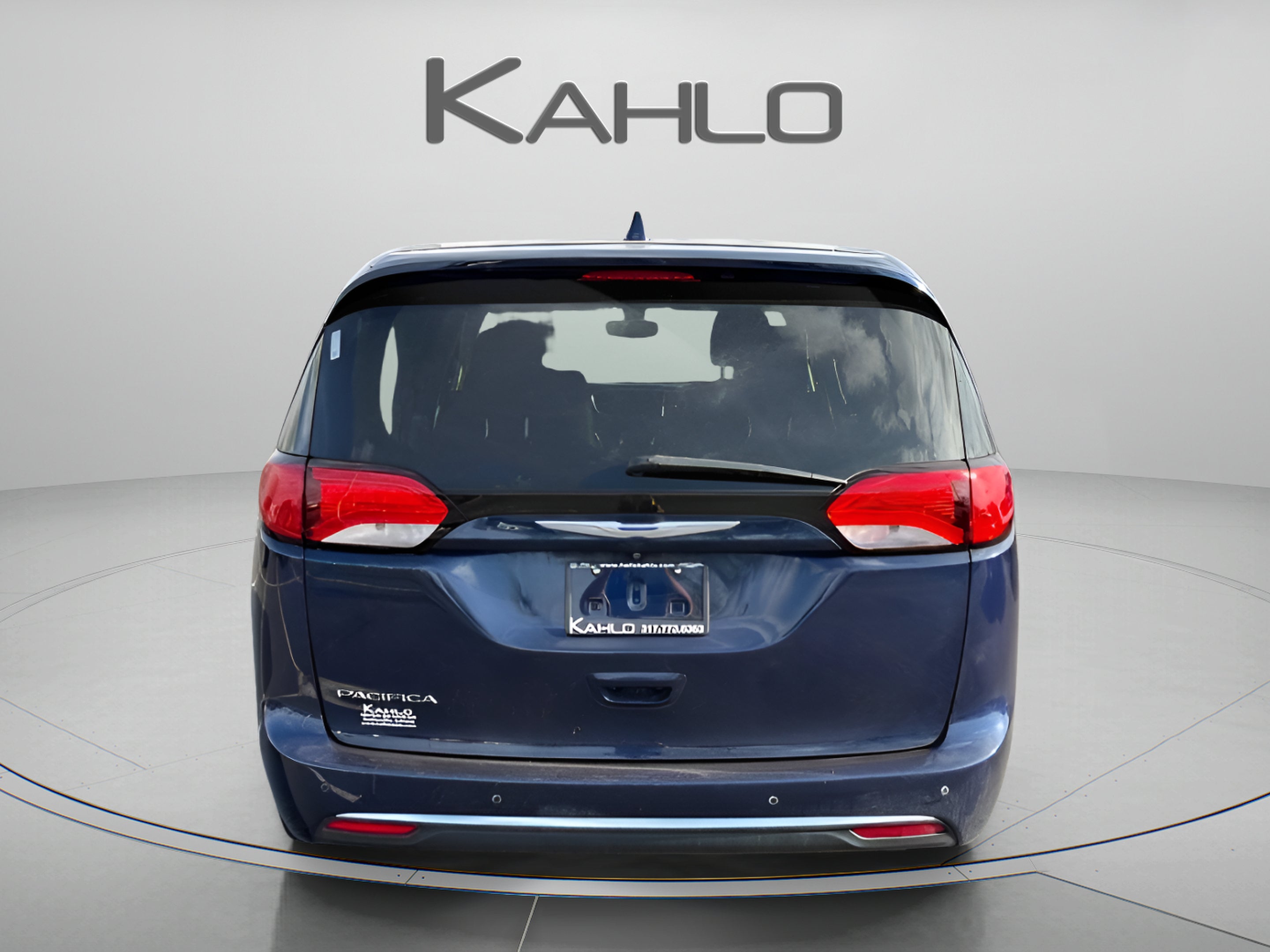 2018 Chrysler Pacifica — rear three-quarter view